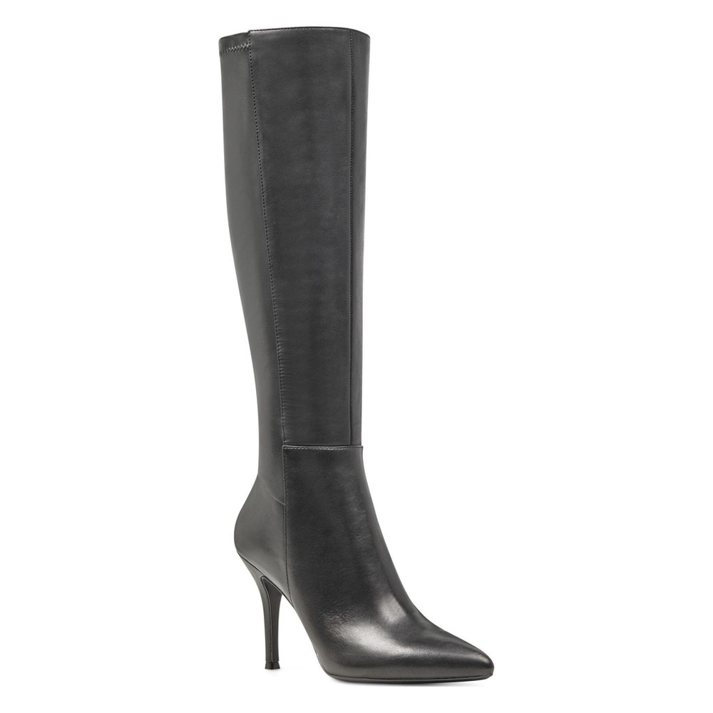 Ultra chic black leather boots from Nine West.
